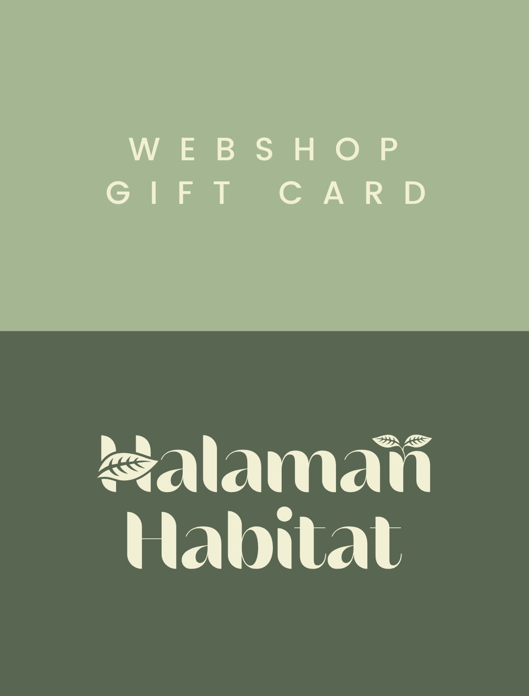 Halaman Habitat Gift Card